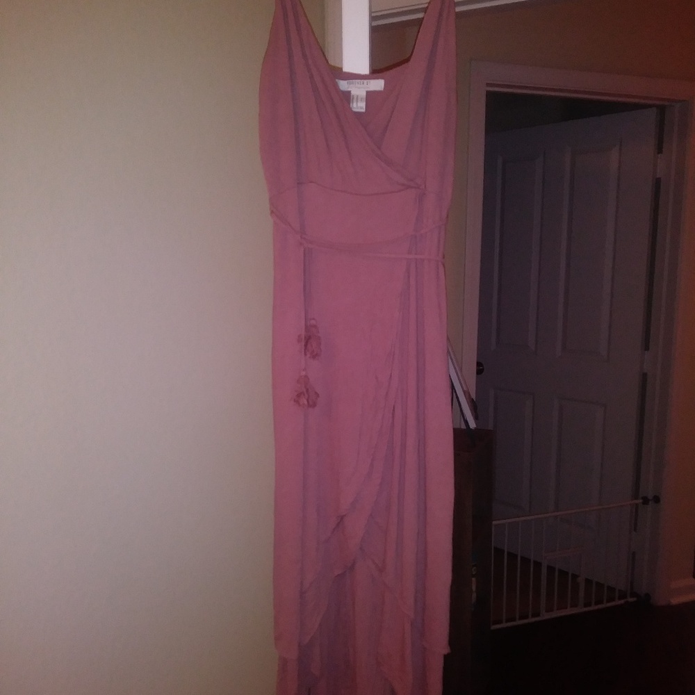 Boho mauve dress